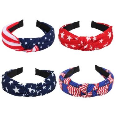 Imagem de Conjunto de Tiara Ardorchid com Bandeira dos EUA para o 4 de Julho