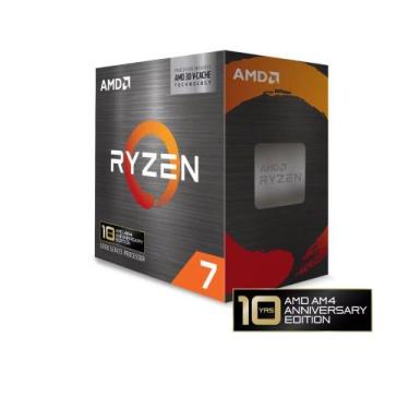 Imagem de Processador AMD Ryzen 7 5800X3D, 3.4GHZ, 8-CORE, Cache 100MB, AM4 - 10
