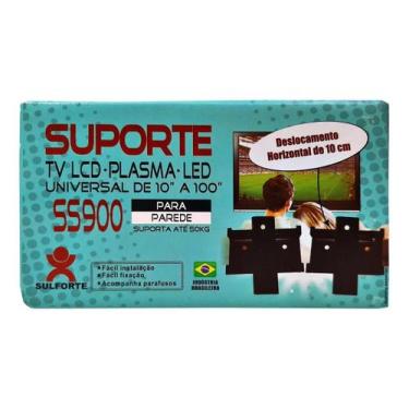 Imagem de Suporte para TV Universal de Parede Fixo Modelo SS900 Sulforte