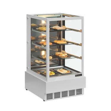 Imagem de Vitrine Estufa Conveniência Gourmet Mgee070 com Aquecimento por Ar Forçado e Controle Eletrônico Branco Gelopar