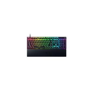 Imagem de Teclado Gamer para Esports Razer Huntsman V3 Pro, Chroma RGB, Switches Ópticos, Razer Snap Tap, Rapid Trigger, Apoio de Pulso, Layout US, Preto - RZ03-04970200
