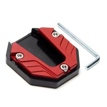 Imagem de Extensor De Apoio Lateral Para Moto Em Liga De Alumínio, Placa De Supo