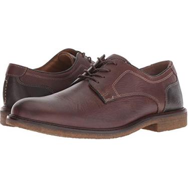 Imagem de Johnston & Murphy Copeland Biqueira lisa marrom integral, Marrom, 8.5