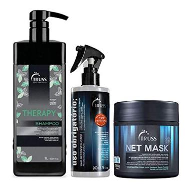 Imagem de Truss Therapy Anticaspa Sh 1L + Net Mask 550g + Reconstrutor