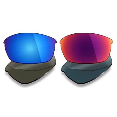 Imagem de Mryok 2 pares de lentes polarizadas de substituição para óculos de sol Oakley Flak Jacket – Opções