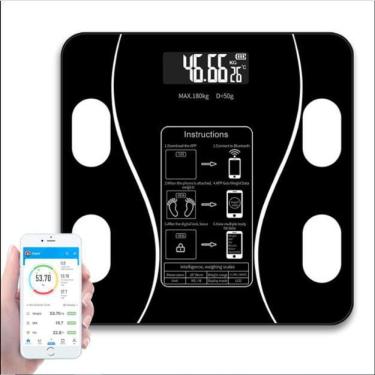 Imagem de Balança Corporal Bioimpedancia Digital Inteligente Com Bluetooth Via App No Celular