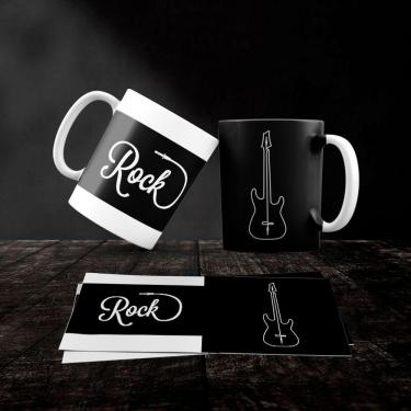 Imagem de Caneca Cerâmica Rock and Roll Mod.22