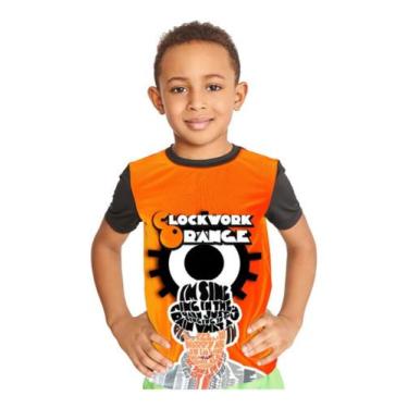 Imagem de Camiseta Infantil Clockwork Orange Laranja Mecânica Ref:321 - Smoke