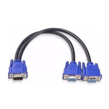Imagem de Cabo Divisor Em Y 1 Vga (Macho Para 2 Vga (Femea)
