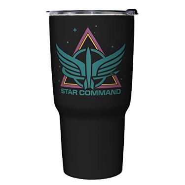 Imagem de Disney Caneca de viagem isolada de aço inoxidável Triangle Pals 765 g, 765 ml, multicolorida