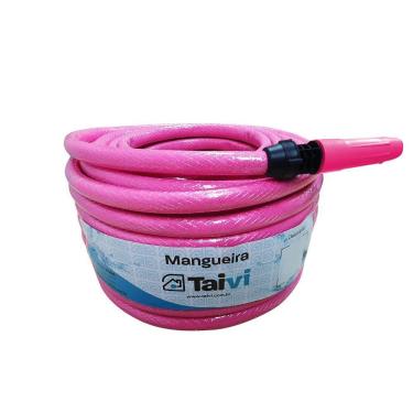 Imagem de Mangueira Trançada Neon 1/2 X 2,00mm Rosa Com Glitter