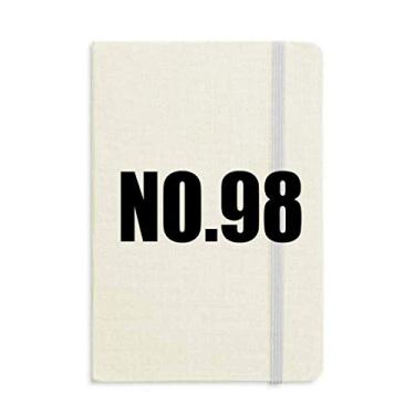 Imagem de Lucky No.98 Número Nome Notebook Capa Rígida Diário Clássico A5 Presente