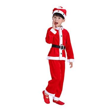 Imagem de de Papai Noel para meninos para de Natal infantil vermelha