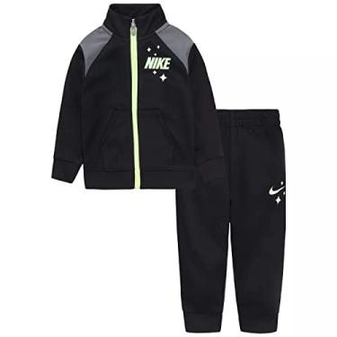 Imagem de Nike Conjunto de 2 pe as com jaqueta e cal a de tric para meninos durante todo o dia, B(76j901-023)/G, 2 Anos
