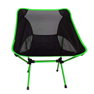 Imagem de Cadeiras dobráveis ​​de acampamento portáteis - compactas dobráveis ​​ultraleves, cadeira de mochila leve dobrável pequena e dobrável em uma bolsa para atividades ao ar livre, acampamento, piquenique, caminhada leve