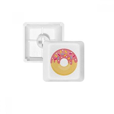Imagem de Pink Doughnut Sobremesa Sweet Food teclado mecânico PBT kit de atualização para jogos