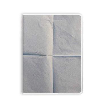 Imagem de Diário de capa macia com textura de dobra simples Paper Clean