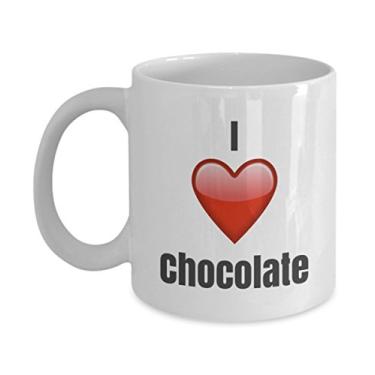 Imagem de I Love Chocolate - caneca de café de cerâmica exclusiva ideia de presentes