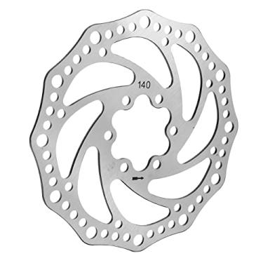 Imagem de QANYEGN Rotor De Freio A Disco De Bicicleta De 140 Mm, Disco De Freio De Bicicleta De Design Oco De Aço Para Substituição