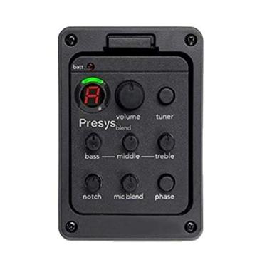 Imagem de Captador Piezo Fishman 301, Sintonizador EQ de Pré-Amplificador de Violão