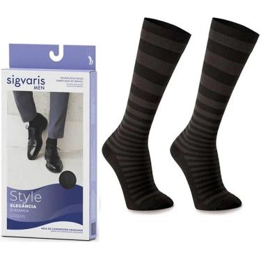 Imagem de Meia 3/4 Panturrilha Masculina 193 15-20 MMHG URBAN Sigvaris