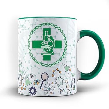 Imagem de Caneca Color xicara Biomédico profissão Biomedicina Biomédica 23 (Verde)