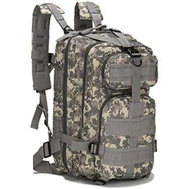 Imagem de Mochila Escolar De Náilon Mochila À Prova D'água Para Atividades Ao Ar Livre Para Esportes Acampamento Caminhadas Caminhadas Bolsa,Acu Grey (30l),A,bonny369