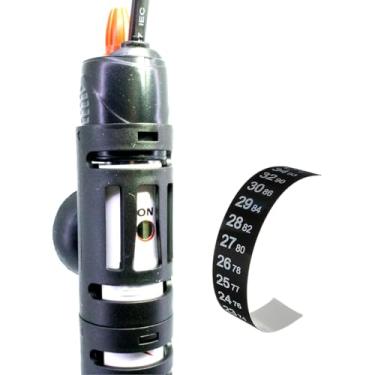 Imagem de Aquecedor Automático com Termostato Para Aquário - 100w Até 100l - Kit com Protetor e Termômetro (110v)