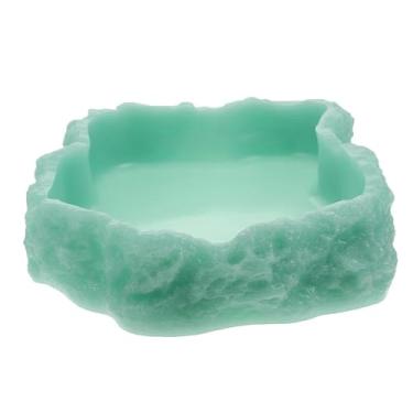 Imagem de Generic Tigela luminosa para répteis, lagartos, decoração de habitat, superfície lisa, terrário, decoração para hamster leopardo