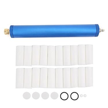 Imagem de Filtro de compressor de ar, filtro de ar PCP, bomba de filtro de ar PCP de liga de alumínio 30MPa Separador de água e óleo de alta pressão com 20 elementos filtrantes Reparo de manutenção automática