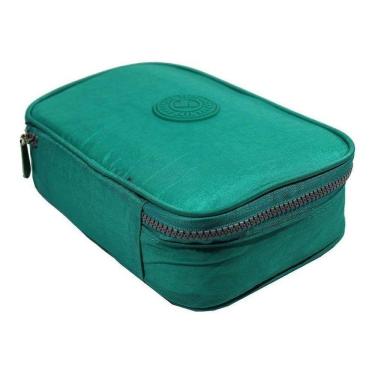 Imagem de Estojo Escolar Jumbo Feminino Quadrado Grande Unissex