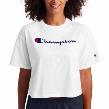 Imagem de Camiseta Champion Feminina Cropped W5950b 550757