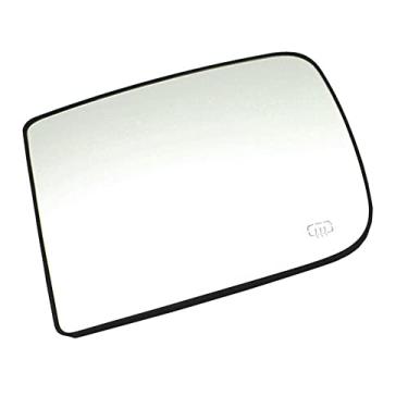 Imagem de KACEPAR Vidro retrovisor com placa de suporte aquecida, substituição de vidro do espelho aquecido do lado do motorista, compatível com Dodge Ram 1500 2018, 2010 1500 Classic 2019 2500 2011-18 3500