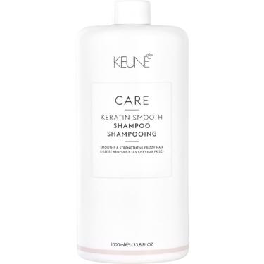 Imagem de Shampoo Keune Care Keratin Smooth 1L para cabelos secos e danificados