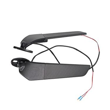 Imagem de 2 peças de espelhos retrovisores de motocicleta estilo asa de vento com luz indicadora de seta LED, compatível com Kawasaki Ninja 300 400 ZX6R ZX10R para Yamaha R3 para Honda CBR 600RR 1000RR