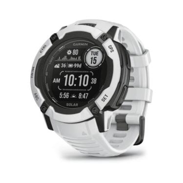 Imagem de Relógio Garmin Instinct 2X Solar Branco com Monitor Cardíaco de Pulso e gps