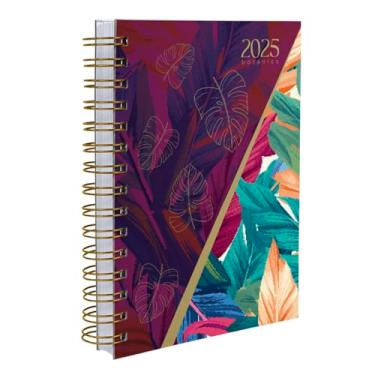 Imagem de Agenda Capa Dura 2025 Botanics Tropical Leaves Vinho