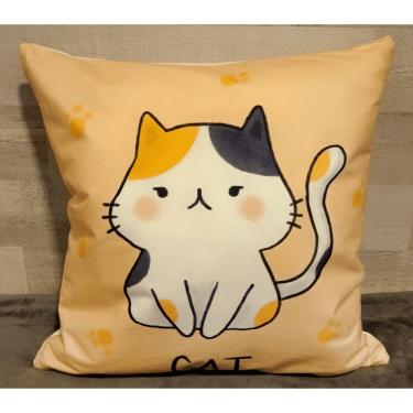 Imagem de Almofada de almofada Cat Plush 45x45cm extra macia com enchimento