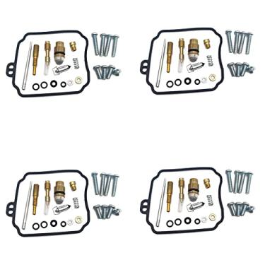 Imagem de Kit de reparo de carburador de motor de motocicleta, válvula de agulha, parafuso de ar para Yamaha XVZ1300 ROYAL STAR 1996-1998 XVZ 1300 (4 conjuntos)