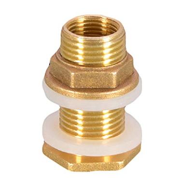 Imagem de Fenteer Conector de bronze para tanque de água Encaixes de mangueira de jardim fácil de instalar DN15 DN20 DN25 - DN25