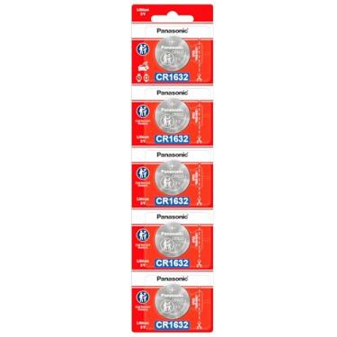 Imagem de Panasonic CR1632-4 CR1632 CR1632 3V bateria de lítio para moedas (pacote com 4)