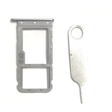 Imagem de Suporte de cartão SD de substituição para Motorola Moto G Fast 2020 XT2045 prata