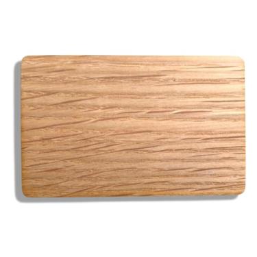 Imagem de Ninja Pop Cartões NFC de madeira – escolha entre cartões NFC ntag213 de madeira real – Inclui carvalho, tília e mais – Para gravadores a laser – (carvalho, 10 cartões)