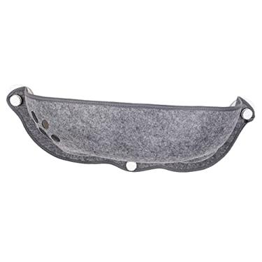 Imagem de Baoblaze Cama de gato com janela confortável Rede de água para gato com ventosa Cama suspensa para animais de estimação Assento ensolarado para economia de espaço sólido