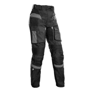 Imagem de Calça Feminina Motociclista Texx Armor Lady Impermeavel, M, CINZA