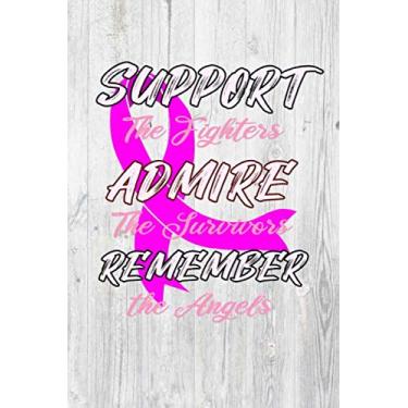 Imagem de Support The Fighters: Breast Cancer Gratitude Journal Develop Gratitude For What We Still Have, Mindfulness And Productivity