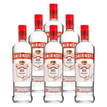 Imagem de Vodka Destilada Smirnoff 998ml 6 Unidades