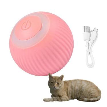 Imagem de Bola Giratoria Inteligente Gato Pet Bolinha Animal de Estimaçao Brinqu