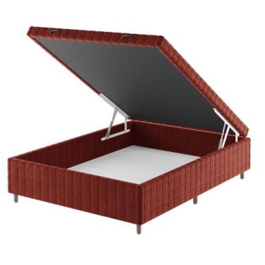 Imagem de Base Box Bau Casal Ravena (43x138x188cm) Cobre - Casa Giulia - Vian, V