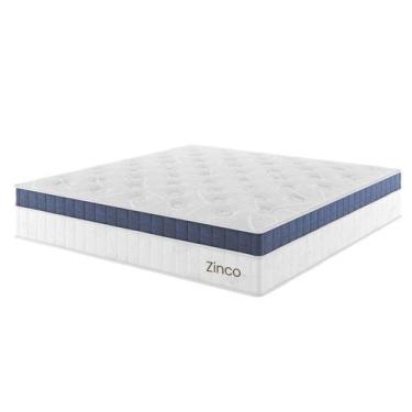 Imagem de Colchão Mola Ensacada King Size 36x193x203cm Zinco Branco - Casa Giuli